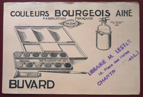 Buvard couleurs bourgeois - couleurs,
