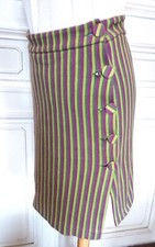 AGNES B JUPE SKIRT  BAYADERE