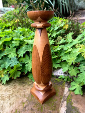 ALSACE  PIEDESTAL  EN BOIS  EBENISTE MENUISIER