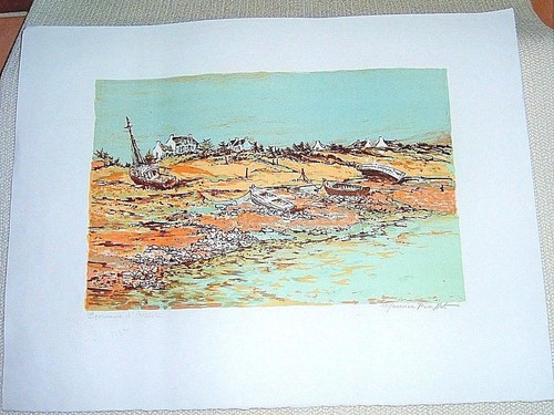 Lithographie maurice buffet - lithographie,