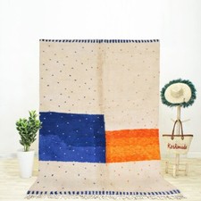 Perfection du tapis abstrait marocain : un tapis abstrait coloré amusant et f...