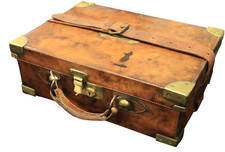 Valise Portaproiettili Anglaise en Cuir, Thomas Daintith Gun & Rifle