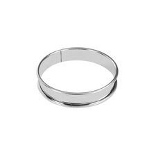 Cercle à tarte bord roulé 6