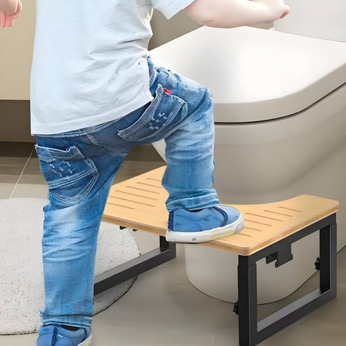 Tabouret toilette bois - toilette,