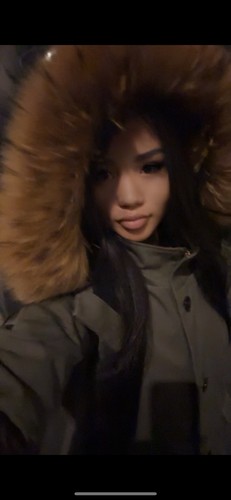 Fur hood coat - by, claudie