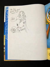 Janvier dédicace Uderzo croqué par ses amis  Ed.Soleil EO  1996 TBE