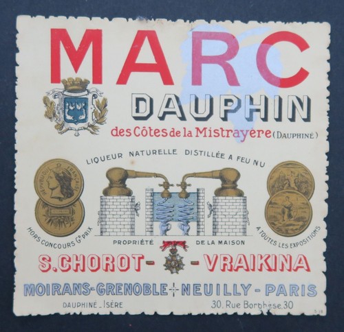 Ancienne étiquette marc - étiquette,