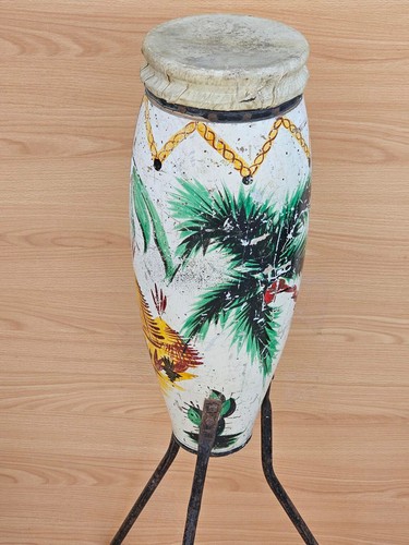 Ancien tambour peint - , congas