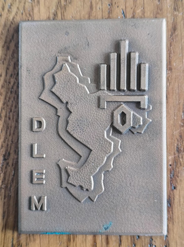 Plaque médaille dlem - plaque,
