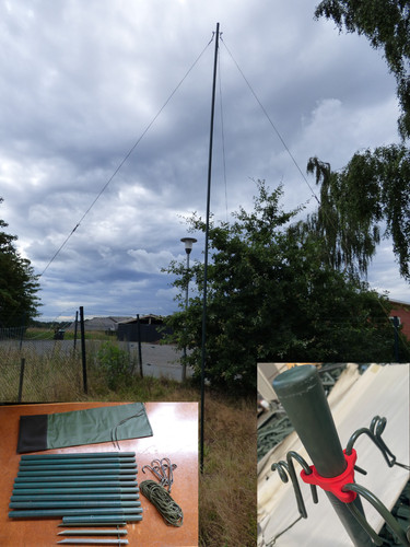 Dielektrisch teleskopmast mât - dielektrisch,