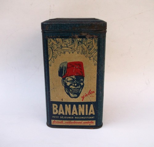 Boite banania tôle - boite, en