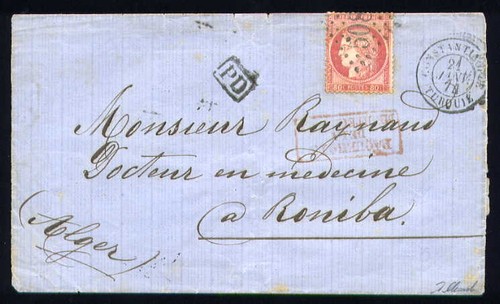 Rare lettre constantinople - lettre,