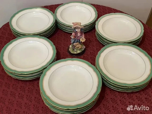 Assiettes creuse 12 - creuse,