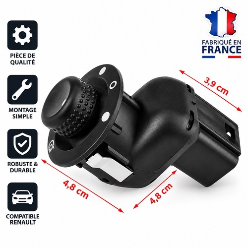 Bouton commande rétroviseur - bouton,