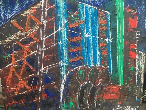 Belle peinture gouache sur - belle,