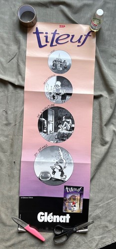 Zep titeuf rare affiche - zep,