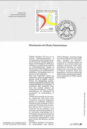 1994 notice philatélique - notice,