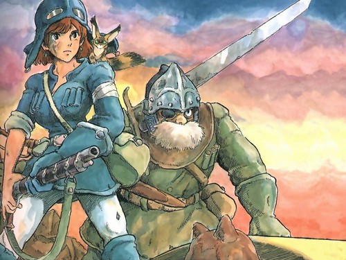 Anime studio ghibli nausicaa - anime,