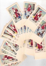 REF AF NOEL II -21 bis - UN BEL ENSEMBLE DE 23 PERE NOEL ( cartes non ecrites )