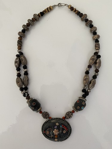 Ancien collier ethnique - ancien,