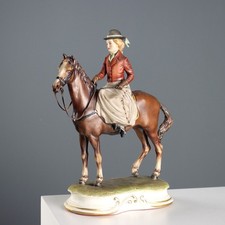 Jeune Dame à Cheval Sculpture