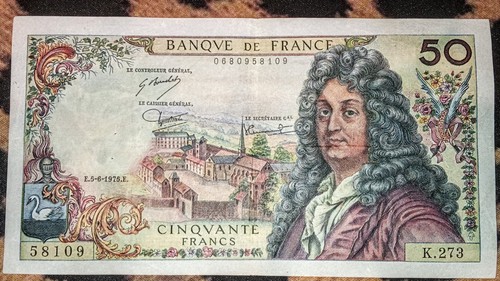 Billet francs racine - billet, 50