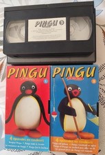 VHS LOT 3 CASSETTE VIDEO - PINGU ET SES AMIS N°1  N°2  N°3  TBE