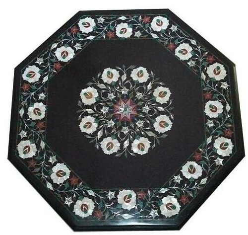 Marble side table top - 18",