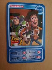 carte auchan disney n°104 toy story buzz et woody