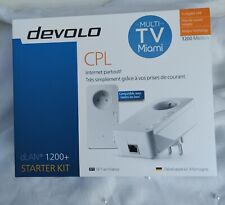 CPL DEVOLO 1200 DLAN, DEUX PRISES ET DEUX FICHES RJ45 , NEUF, JAMAIS UTILISÉ.  