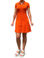 Robe polo heine orange - polo,