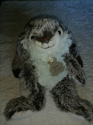 Doudou peluche lapin fourrure