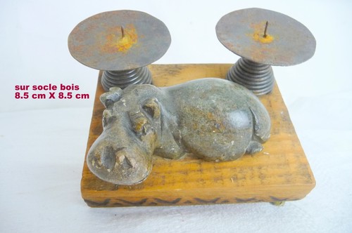 Hippopotame pierre du - hippopotame,
