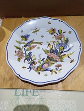 Assiette Corne D' Abondance Desvres Geo Martel Decor Rouen