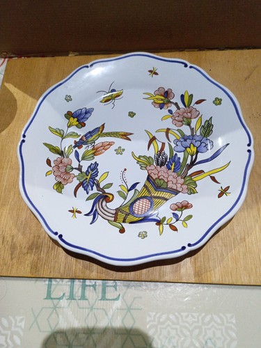 Assiette corne abondance - corne, d'