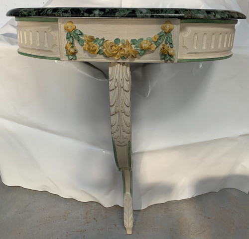 Console murale style louis - murale,