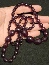 ANTIQUE Collier Sautoir CHERRY