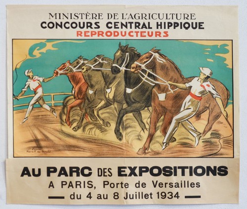 Affiche poster équitation - affiche,