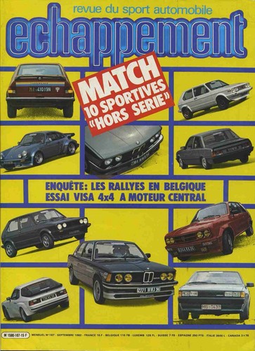 Echappement 167 1982 - echappement, bmw