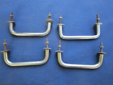 4 poignées fixes laiton chromé meuble tiroirs classeur bureau largeur 9,5 cm