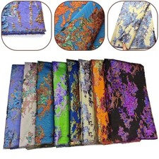 Dentelle de brocart dor?? africain magnifiquement con?ue pour motifs exclusifs