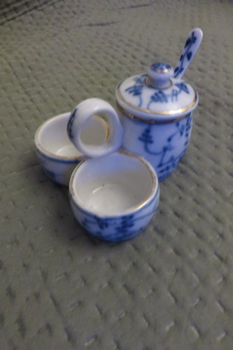 Service condiment porcelaine