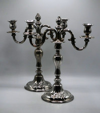 GRANDE PAIRE DE BOUGEOIRS