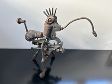 SCULPTURE CONTEMPORAINE ART RÉCUPÉRATION OBJETS SOUDÉS STYLE CHRISTIAN CHAMPIN