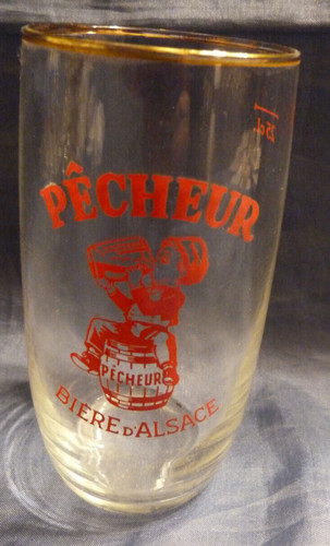 Verre bière pêcheur - :,