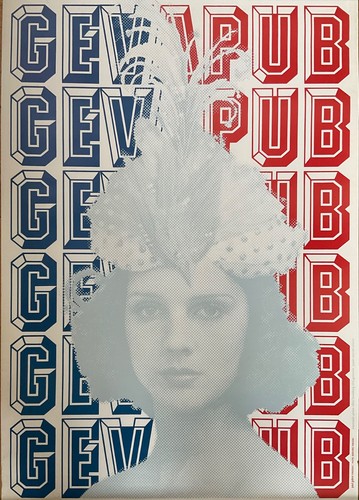 Paul gabor rare affiche - rare,