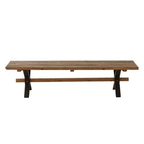 Banc bois vieilli fannie - banc, en