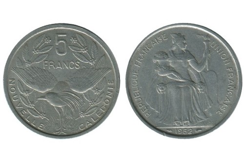 Francs nouvelle calédonie - 5,