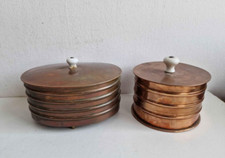 Ensemble de deux pots en cuivre