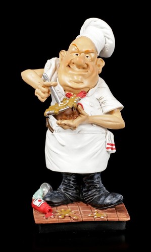 Emploi drôle figurine - figurine, chef